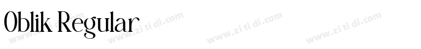 Oblik Regular字体转换 Oblik Regular字体转换